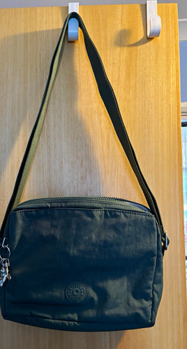 Kipling olive green nylon - kipling,