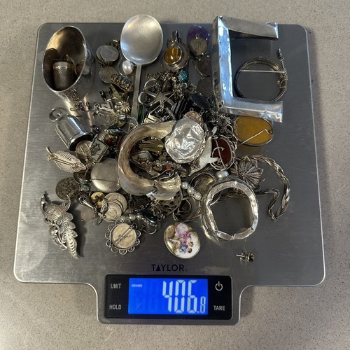 Sterling silver joblot - sterling,