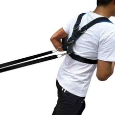 Speed Running Training Straps Sled Shoulder Weight Strength Harness Trainer