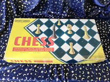 Vintage 1970's Spears Games Chess Set 100% Complete With Instructions
