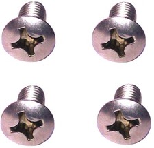 Honda SS50 Exhaust Guard A2 Stainless Oval Countersunk Screws - Pack of 4