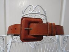 Regent Belt Company Ladies Leather Belt 28" Waist Brown England 80s Vintage