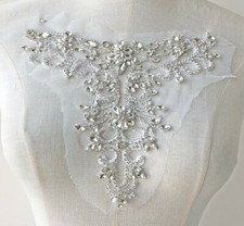 Rhinestone Neckline Wedding