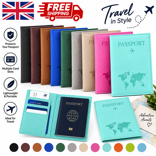 Leather passport holder - pu,