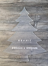 Acrylic charcuterie board router template christmas tree #22(woodworking)