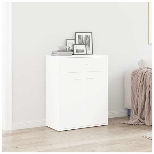 Sideboard white 60x30x75cm - white,