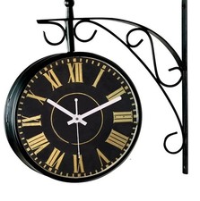 Railway Wall Clock Double