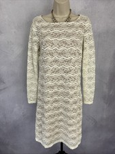 Eliza J Dress UK 12 Cream Lace