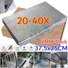 Sound Deadening Foil Butyl 40 Sheets 40sq.ft Car Van Vibration Proofing Damping