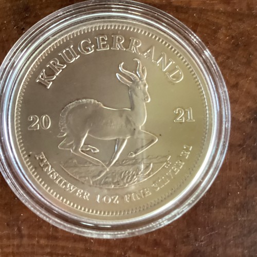 1oz fine silver krugerrand - silver,