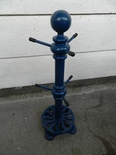 Vintage Blue Cast Iron Six MUG TREE - Victory?Kitchen Accessory.LOT No.3.