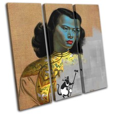 Chinese Girl Banksy Delete