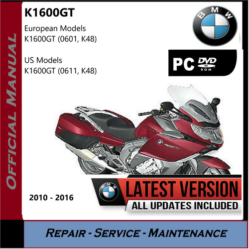 Bmw k1600gt workshop service - bmw,