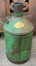 Original vintage Metal Castrol Oil Drum 5 Gallon Can inc Hayes Middlesex badge