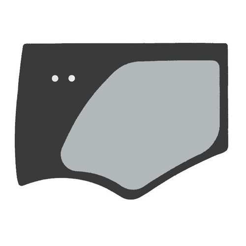 Lower door glass for - door, hitachi