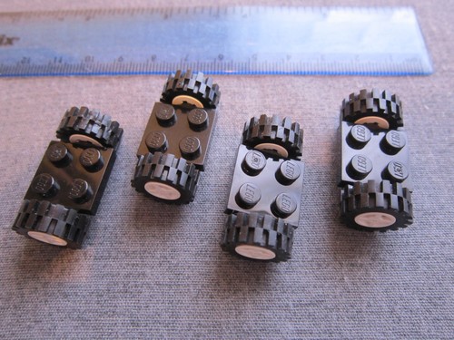 Lego car items small white - car,