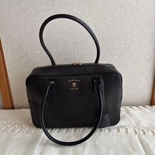 A.D.M.J. Black Leather Boston