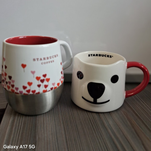 Starbucks 2pc ceramic mug set - starbucks,