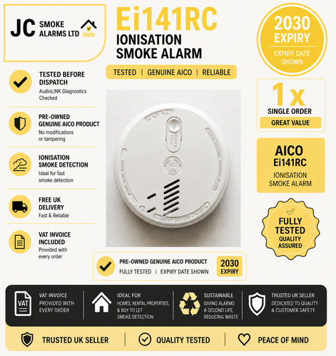 Aico ei141rc ionisation smoke - ionisation,