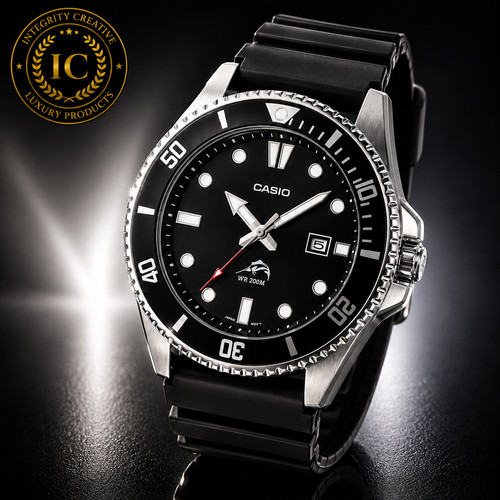 Men casio black - men's,