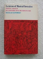 LEXICON OF MUSICAL INVECTIVE