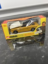 Vintage Corgi 313 Roger Clarks Ford Cortina GXL  In Original Box Whizzwheels