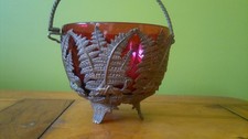 Victorian cranberry glass - cranberry,