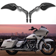 Black Motorcycle Rearview