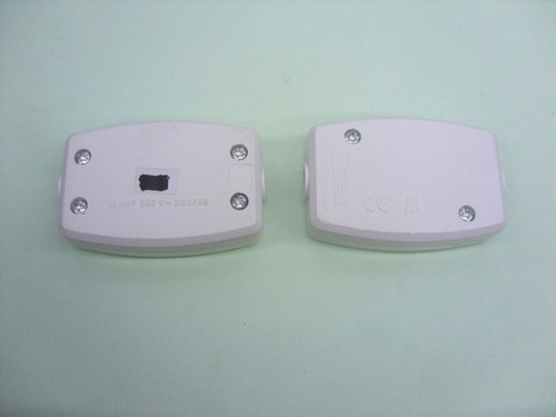 White 13amp 3 core - ,