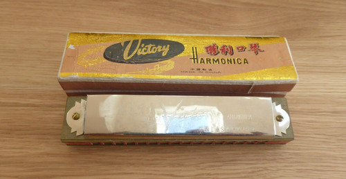 Vintage victory harmonica - vintage,