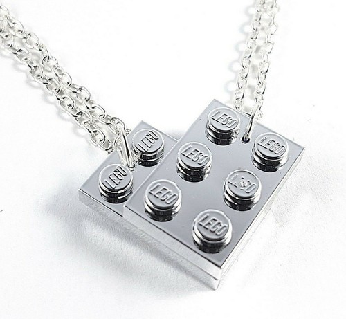 Silver love heart necklaces - silver,