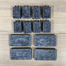 DWARVEN FORGE STONE WALLS PAINTED MODULAR TERRAIN SET D&D RPG MORDHEIM