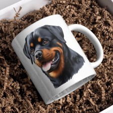 Rottweiler Dog 11oz White Mug