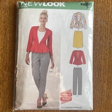 6231 Butterick Peplum Top Blouse & Trousers & Skirt 8 10 12 14 18 Sewing Pattern