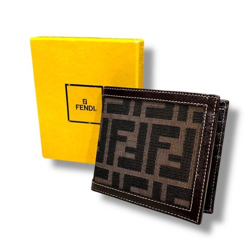 Fendi zuccha fold wallet - fendi,
