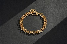 Women 9ct gold hollow heart - gold,