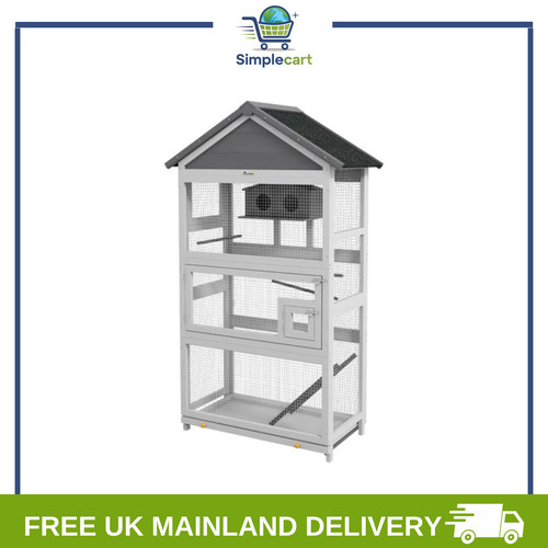 Wooden bird cage budgie - wooden, aviary