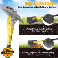 Dual-Action 15" Thatch Rake