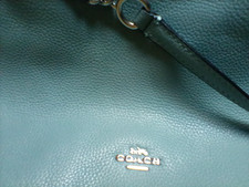 COACH Turnlock Silver Chain