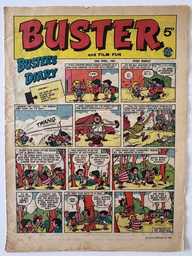 Buster and film fun comic - and,