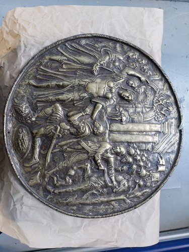 Large heavy copper wall - wall, plaque
