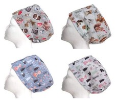 Enchanted Winter Animals Christmas Scrub Cap Doctor Nurse Surgeon ODP Surgeons