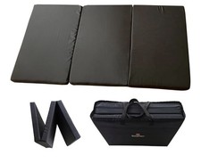 BabyDan Extra Thick Foldable Travel Cot Mattress, 60x120x4.5 cm, Black - 