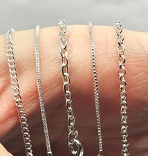 Necklace Chains Silver Plated