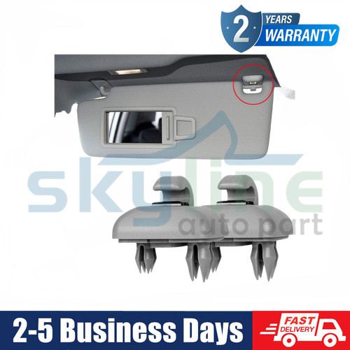 Sun visor clips gray - sun,