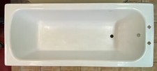 Cast iron bath enclosed 168cm x 72cm with original taps and sink taps as set 