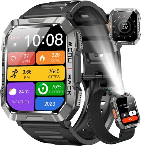 Military smart watch for men - military,