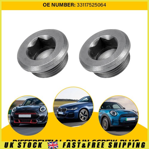 Differential drain plug for - 2x,