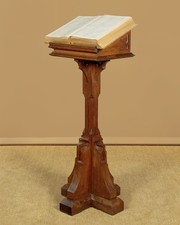 Antique Gothic Oak Lectern