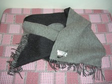 Kurt Muller Wool Scarf Grey Two Tone